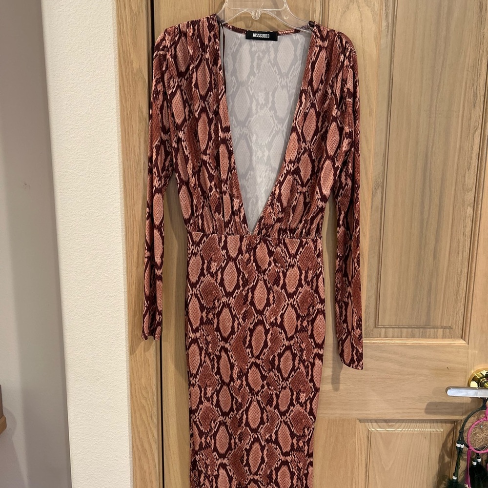 Women's Snake Print Dress